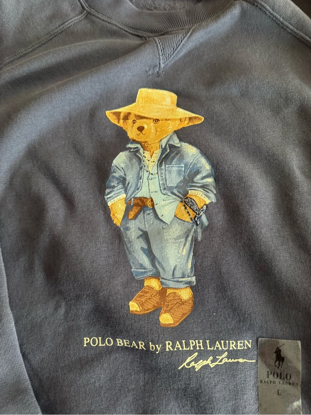 Polo Bear Crewneck Sweatshirt - Blue Ralph Lauren